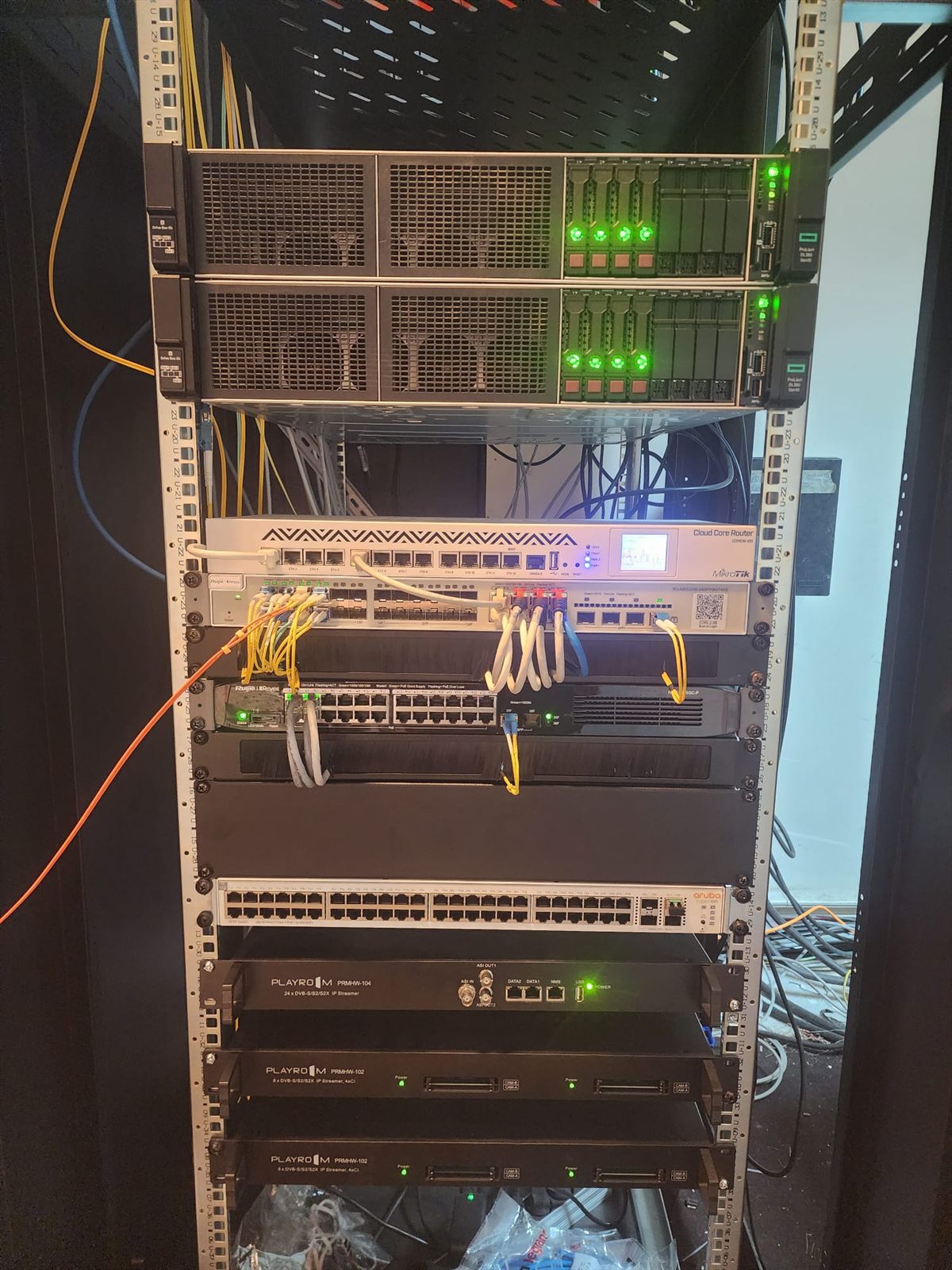Biga Bilişim Sirene Belek cluster server projesi sistem kabini