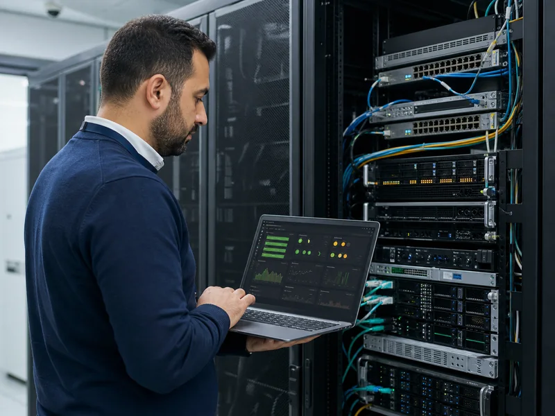 Sunucu odasında Prometheus exporter ve scrape target erişimlerini doğrulayan sistem uzmanı
