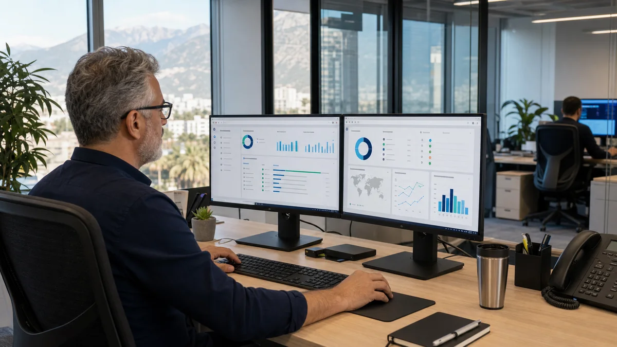 Microsoft 365 tenant, kullanıcı, e-posta geçişi ve kimlik güvenliği yönetimini izleyen IT uzmanı